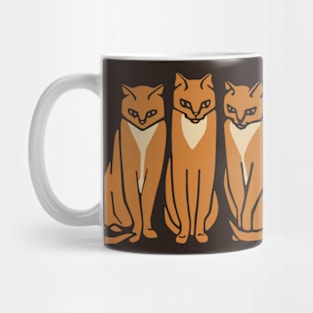 Three Cats Mug